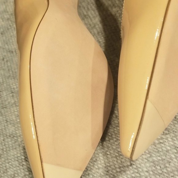 Stuart Weitzman Pump shoe beige/nude leather 9 new - Picture 13 of 16